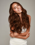 Chocolate Brown Beach Wave Clip-ins